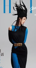 陈都灵个性时尚杂志写真，马力全开玩转各种个性非主流发型