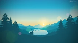 唯美清新插画风格风景壁纸图片，必须收藏
