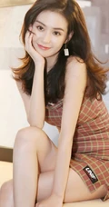 郑合惠子肩带礼裙超短连衣裙气质写真图片