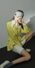 黄一琳挑战多套服饰 不羁个性霸气气质杂志写真图片