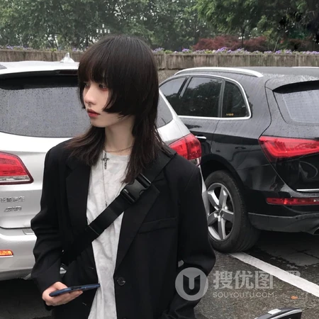 个性女生烟熏妆微信头像