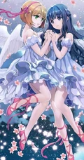有百合有线条感，一大波二次元动漫女生图集