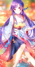 有百合有线条感，一大波二次元动漫女生图集