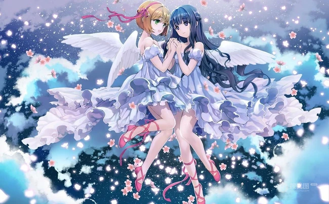 有百合有线条感，一大波二次元动漫女生图集