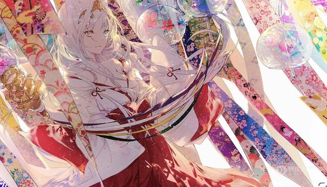 有百合有线条感，一大波二次元动漫女生图集