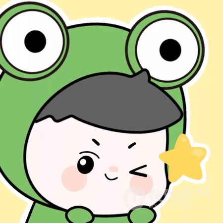 男生小青蛙，女生小兔子的动画情侣头像
