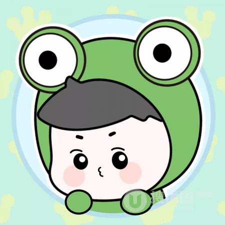 男生小青蛙，女生小兔子的动画情侣头像