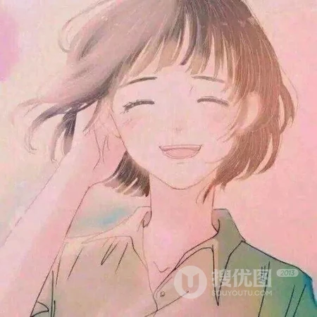 小兔子，动漫手绘男女生情侣头像
