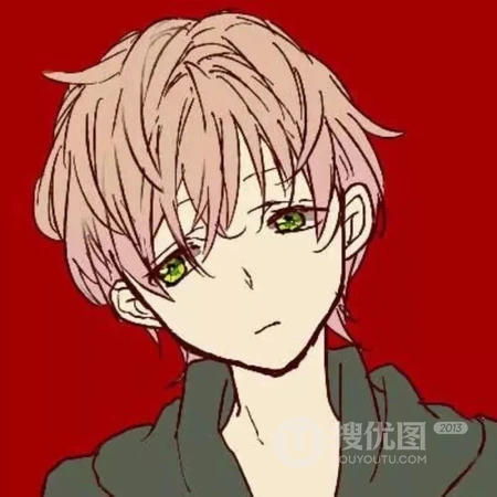 小兔子，动漫手绘男女生情侣头像