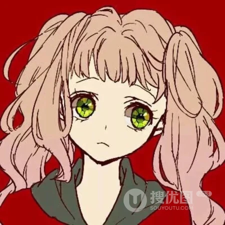 小兔子，动漫手绘男女生情侣头像
