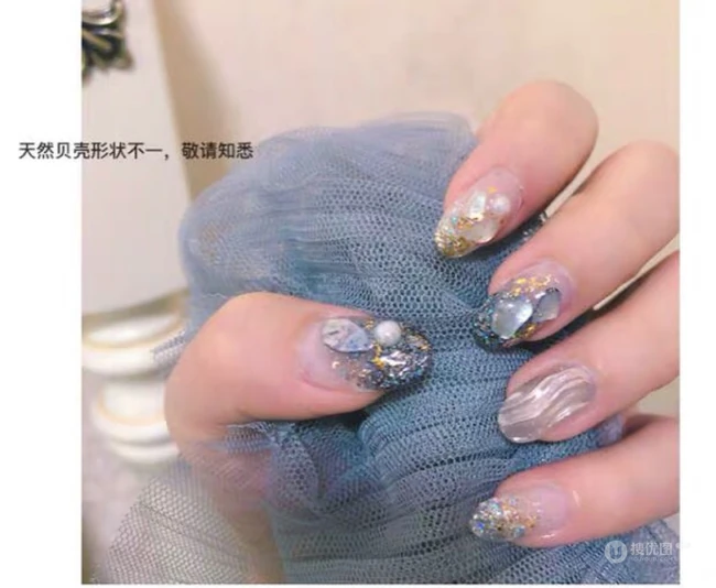 纯色网红美甲，耐看比较持久的美甲图片 第7张