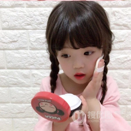 学大人化妆臭美的超可爱小妹妹微信头像
