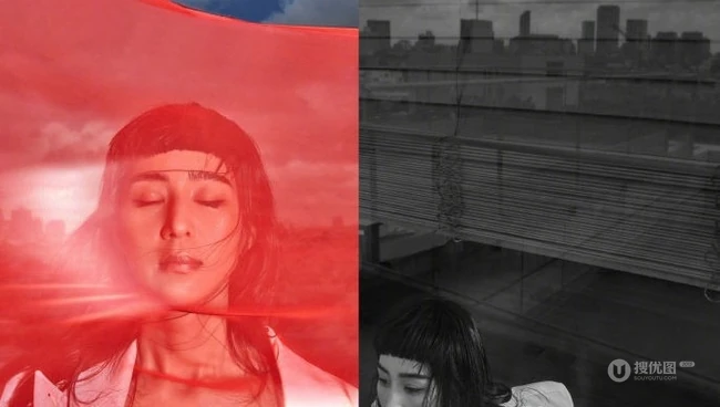 张钧甯挑战齐刘海发型个性造型杂志写真图片