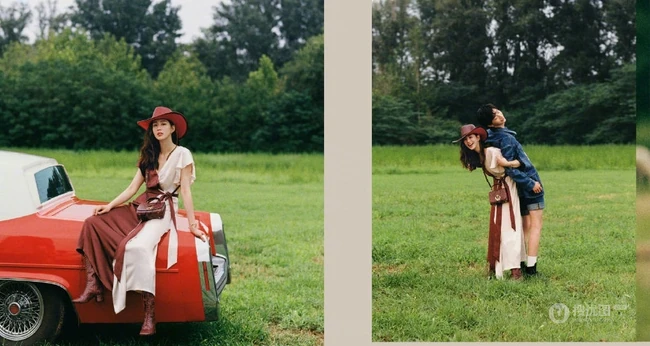 张钧甯化身西域牛仔杂志写真，一次和大自然的有趣体验