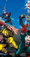 日本漫画《我的英雄学院》各版本炫酷封面图片