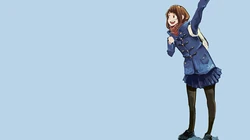 简约插画风格的《我的英雄学院》人物壁纸图片