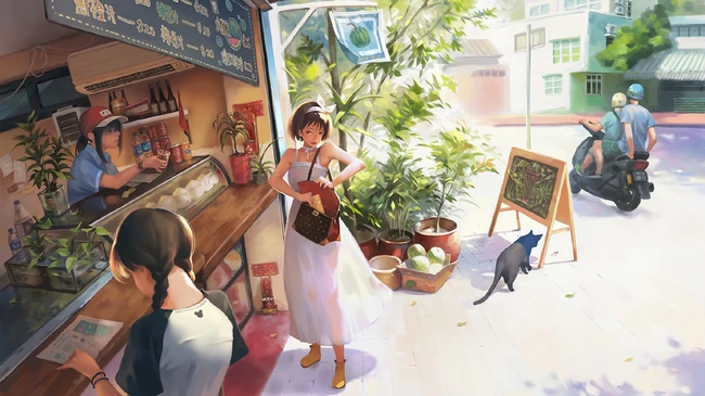 唯美的游戏人物CG插画鉴赏-画师GTZtaejune