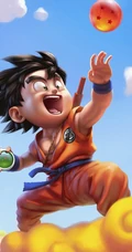 少年时期的龙珠主角小悟空图片
