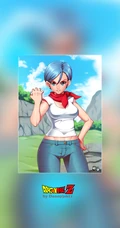 龙珠女主角&rdquo;布尔玛&ldquo;创意手机桌面