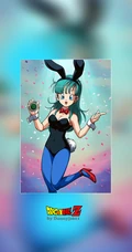 龙珠女主角&rdquo;布尔玛&ldquo;创意手机桌面