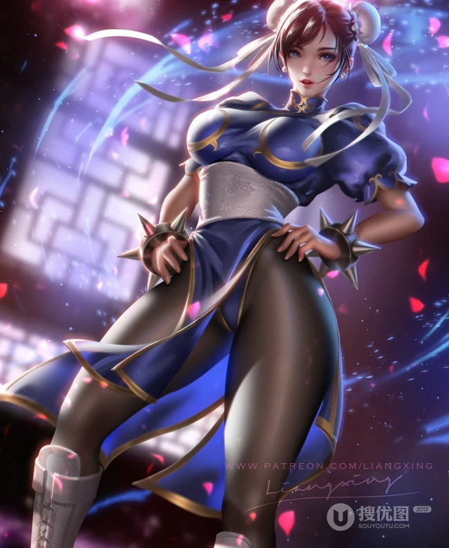 国内画师&ldquo;梁星&rdquo;气质动漫战士CG插画鉴赏