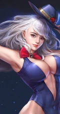 气质精灵吸血鬼CG插画-出自韩国画师jagercoke之手