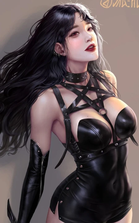 气质精灵吸血鬼CG插画-出自韩国画师jagercoke之手