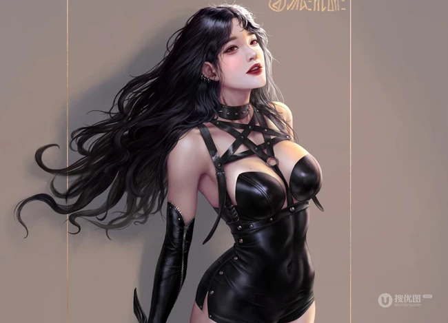 气质精灵吸血鬼CG插画-出自韩国画师jagercoke之手