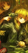 凌乱的线条无需却又有序的画风，来自LM7的独特画风漫画图片