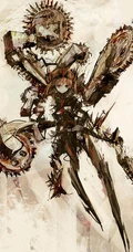 凌乱的线条无需却又有序的画风，来自LM7的独特画风漫画图片