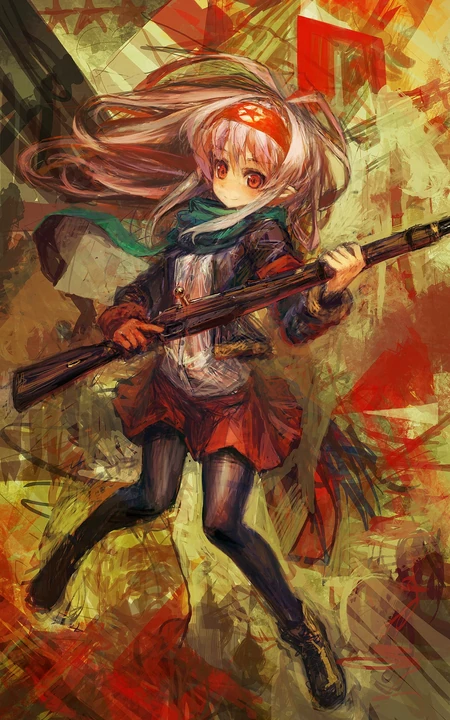 凌乱的线条无需却又有序的画风，来自LM7的独特画风漫画图片