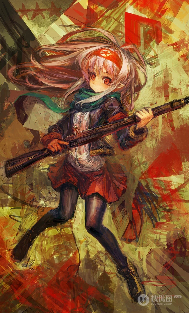 凌乱的线条无需却又有序的画风，来自LM7的独特画风漫画图片