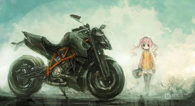 凌乱的线条无需却又有序的画风，来自LM7的独特画风漫画图片