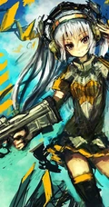 漫画女生和枪械主题漫画，日本画师LM7的作品