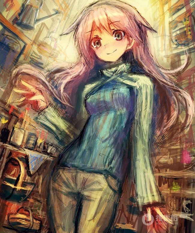 漫画女生和枪械主题漫画，日本画师LM7的作品