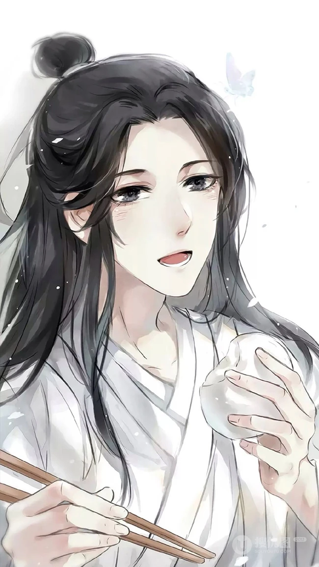 唯美古风汉服美男子，属于男性的妩媚 第3张