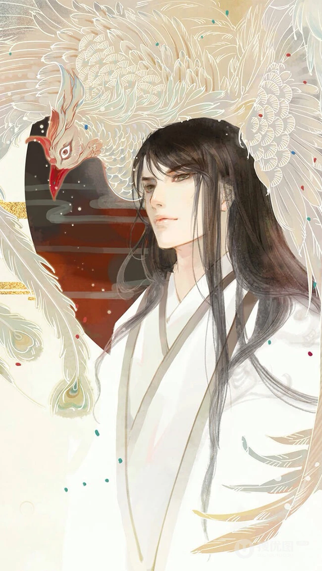 唯美古风汉服美男子，属于男性的妩媚 第8张
