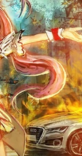 P站画师LM7系列作品鉴赏，线条油彩风格独特