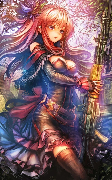 P站画师LM7系列作品鉴赏，线条油彩风格独特