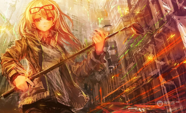 P站画师LM7系列作品鉴赏，线条油彩风格独特