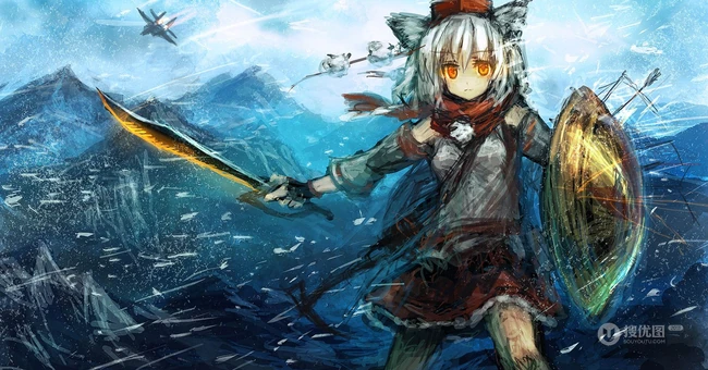 P站画师LM7系列作品鉴赏，线条油彩风格独特
