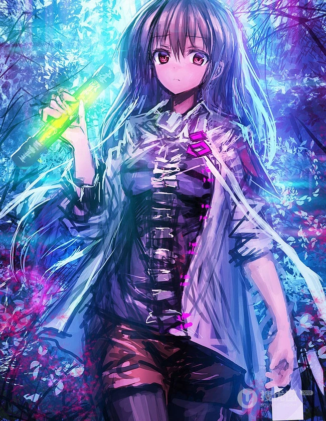 P站画师LM7系列作品鉴赏，线条油彩风格独特