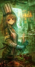 P站画师LM7系列作品鉴赏，线条油彩风格独特