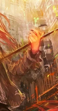 P站画师LM7系列作品鉴赏，线条油彩风格独特