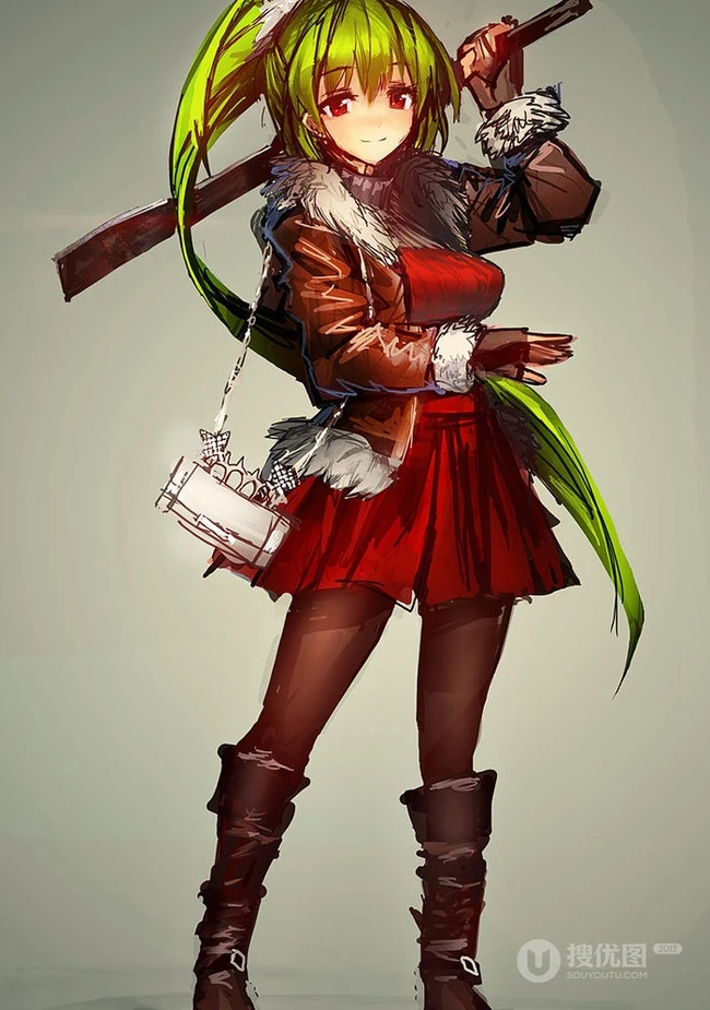 画师LM7系列作品-动漫武士，未来战士主题