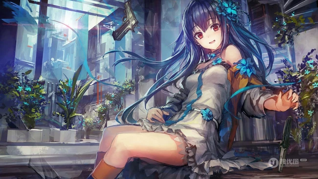 画师LM7系列作品-动漫武士，未来战士主题