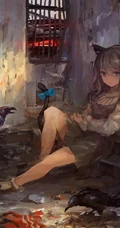 日风和风动漫女生，画师LM7油彩风格的漫画鉴赏