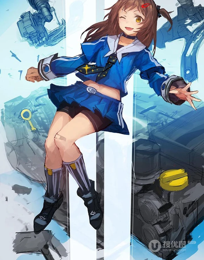 日风和风动漫女生，画师LM7油彩风格的漫画鉴赏