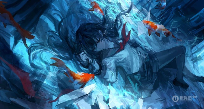 日风和风动漫女生，画师LM7油彩风格的漫画鉴赏