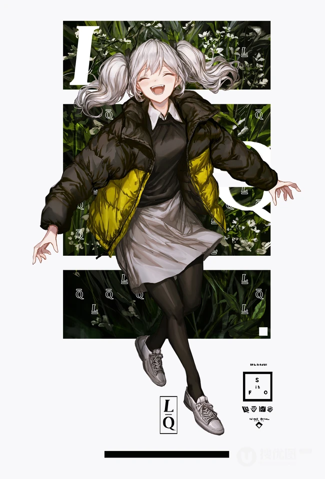 和风长发动漫女生，类似油画绘制的动漫女生图片